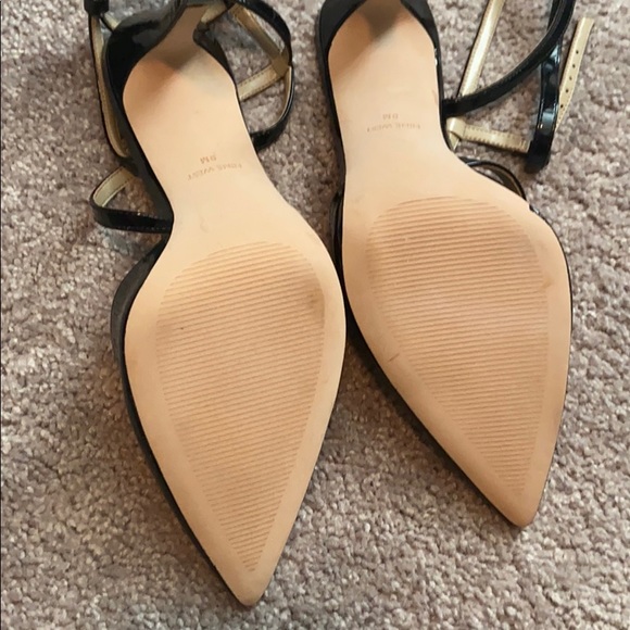 Nine West Black Strapy Heels - Picture 3 of 3